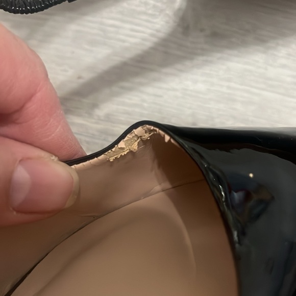 Kate Spade Shiloh patent leather slingback kitten heels size 8 - Picture 7 of 7